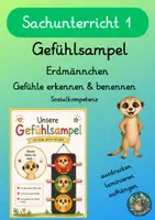 Vorschau - Poster - Gefühlsampel Erdmännchen Gefühle erkennen & benennen Klasse 1 - Deckblatt