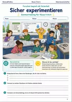 Vorschau - Arbeitsblätter - Sicher experimentieren Arbeitsheft Klasse 5 bis 6 - Deckblatt