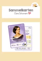 Vorschau - Spiele - Komponisten-Sammelkarte: Clara Schumann - Deckblatt