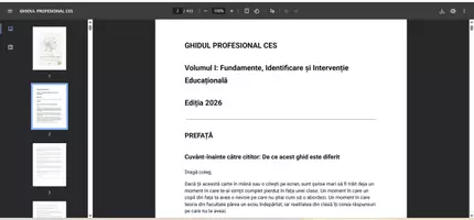 previzualizare - GHIDUL PROFESIONAL CES – Volumul I: Fundamente, Identificare și Intervenție Educațională (Ediția 2026) - Pagina 2
