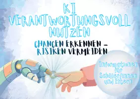 Vorschau - Arbeitsblätter - KI verantwortungsvoll nutzen - Informationen für Schülerinnen und Schüler und Eltern - Deckblatt