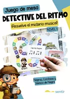 Vista previa - Juegos / Gamificación - Juego Detective del Ritmo | Nivel 1 | Juego Lectura Rítmica - Portada