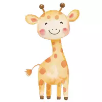 Vorschau - Stationenlernen - Bunte Gruppentische für Giraffenklassen - Deckblatt