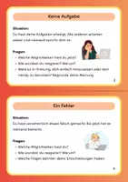 Vorschau - Aufgabenkarten - Betriebspraktikum | 20 Fallkarten | Verhalten im Betrieb - Seite 3
