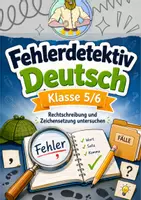 Vorschau - Stationenlernen - Rechtschreibung & Zeichensetzung - Deckblatt
