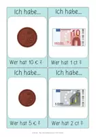 Vorschau - Spiele - Ich habe...Wer hat...? | € - Geldscheine & Münzen | 1. Kl. - Seite 2