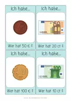 Vorschau - Spiele - Ich habe...Wer hat...? | € - Geldscheine & Münzen | 1. Kl. - Seite 3