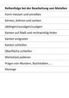 Vorschau - Präsentationen/Tafelbilder - Wortkarten zum Sortieren für Fertigungsprozesse/-techniken - Seite 2