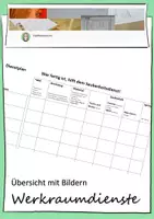 Vorschau - Poster - Werkraumdienste - eine Übersicht - Deckblatt