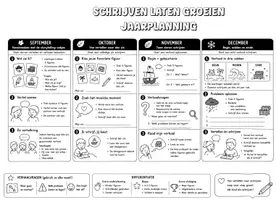 Voorbeeld - Jaarplanning creatief schrijven - Storytelling-zakjes - Pagina 1