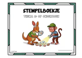Voorbeeld - Stempelboekje | Taaltoer thema 2 - Voorblad