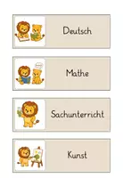 Vorschau - Bildkarten - Löwenklasse - Tagestransparenz - Seite 2
