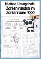Vorschau - Merkblätter - Zahlen runden im Zahlenraum 1000 - kleines Übungsheft - Seite 1