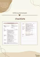Vorschau - Stundenentwürfe - "Einführung Teilchenmodell" - Checkliste und Stundenraster - Deckblatt