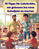 Vorschau - Anderer Materialtyp - 10 Tipps für Lehrkräfte, um gelassen ins neue Schuljahr zu starten - Deckblatt