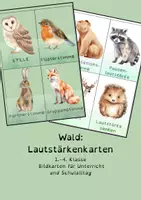 Vorschau - Präsentationen/Tafelbilder - Lautstärkenkarten Wald & Wiese - Deckblatt