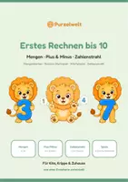 Vorschau - Arbeitsblätter - Erstes Rechnen bis 10 – Mengen & Plus/Minus - Deckblatt