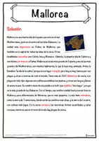Vista previa - Hojas de trabajo - Mallorca – Ficha: texto con huecos, comprensión auditiva y sopa de letras - página 2