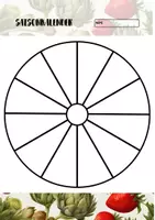 Vorschau - Arbeitsblätter - Saisonkalender - Ernährung - Deckblatt