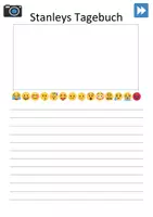 Vorschau - Arbeitsblätter - Buddybook Tagebuch zu "Löcher" (Louis Sacher) - Seite 1