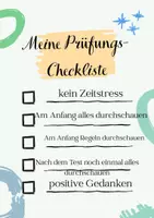 Vorschau - Bildkarten - Prüfungs-Checklisten - Deckblatt