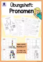Vorschau - Arbeitsblätter - Personalpronomen - Merkblatt und Übungsheft zu den Pronomen - Seite 1