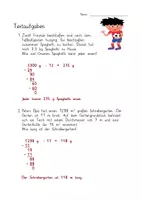 Vorschau - Arbeitsblätter - Textaufgaben (schriftliche Division) (1) mit Lösungsblatt - Seite 2