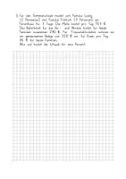 Vorschau - Arbeitsblätter - AB Textaufgaben Klasse 4 (schriftliche Division) zweistelliger Divisor Kommazahlen als Ergebnis (1) mit Lösungsblatt - Seite 1