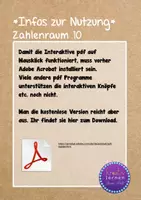 Vorschau - Fördermaterial/Inklusion - Click & Go: Zahlenraum 10 - interaktive pdf - Seite 1