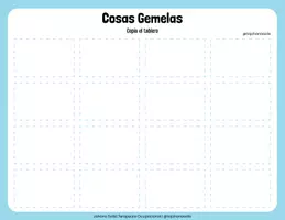 Vista previa - Hojas de trabajo - Gemelos: Copia los tableros - página 3