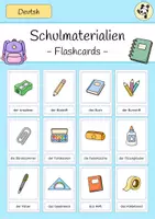 Vorschau - Präsentationen/Tafelbilder - Flashcards - Schulmaterialien - Deckblatt