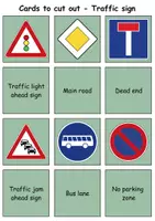 Vorschau - Spiele - Remember it! / Matching Pairs: Verkehrsschilder / Verkehrszeichen / Traffic signs (Image-Image) - Englisch - Seite 2