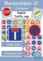 Vorschau - Spiele - Remember it! / Matching Pairs: Verkehrsschilder / Verkehrszeichen / Traffic signs (Image-Word) - Englisch - Deckblatt
