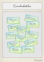 Vorschau - Anderer Materialtyp - Kennenlernkärtchen - Fragen für den Unterricht - Deckblatt