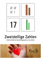 Vorschau - Bildkarten - Einführung in die zweistelligen Zahlen (ZR bis 20) - Deckblatt