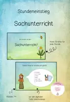 Vorschau - Präsentationen/Tafelbilder - Materialpaket: Stundeneinstiege/ Stundentransparenzen - Seite 1
