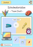 Vorschau - Spiele - Schulmaterialien - Deckblatt