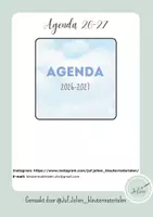 Voorbeeld - Agenda en planner schooljaar 2026-2027 - Pagina 1