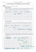 Vorschau - Stundenentwürfe - Oberstufe Mathe Untersuchung von Verknüpfungen mit der ln-Funktion - Seite 1