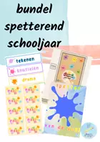 Voorbeeld - Startpakket - spetterend schooljaar - Voorblad