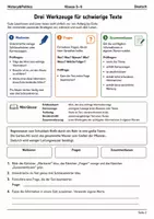 Vorschau - Arbeitsblätter - Lesestrategien Lernmalbuch Klasse 5–6 - Seite 1