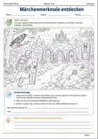 Vorschau - Arbeitsblätter - Deutsch Lernmalbuch Bundle Klasse 5–6 - Seite 1