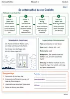 Vorschau - Arbeitsblätter - Gedichtmerkmale Lernmalbuch Klasse 5–6 - Seite 2