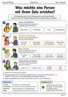 Vorschau - Arbeitsblätter - DaZ Alltagssätze Lernmalbuch Klasse 5–6 - Seite 1