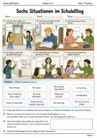 Vorschau - Arbeitsblätter - DaZ Alltagssätze Lernmalbuch Klasse 5–6 - Seite 3