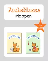 Vorschau - Anderer Materialtyp - Fuchsklasse Postmappe Krankenpostmappe Grundschule - Deckblatt