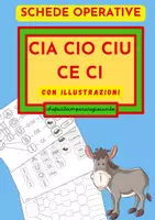 anteprima - Esercizi - DIFFICOLTÀ ORTOGRAFICHE - 24 SCHEDE OPERATIVE - C E G DURA E DOLCE - GL - GN - SC -QU - Pagina 2