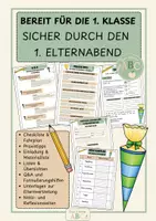 Vorschau - Lehrpläne/Lehrermaterial - Bereit für die 1. Klasse: Sicher durch den 1. Elternabend - Deckblatt