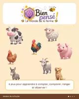 Aperçu - Apprentissages en autonomie - Bien pensé ! : Jeux de maths interactif et à imprimer - Page de couverture