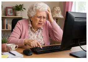 Vorschau - Stundenentwürfe - ⌨️ Die Tastatur kennenlernen – Oma Rosa braucht Hilfe | Informatik Unterrichtsstunde - Seite 1